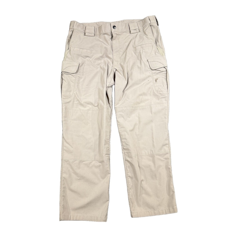 5.11 Tactical Series Ripstop Cargo Pants Khaki Tan Mens 38x30 Workwear Military
